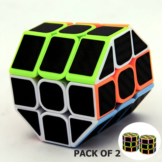 Pack Of 2 Colorful Octagonal Shaped Puzzle Cube